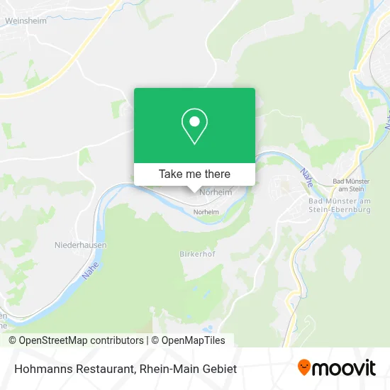 Hohmanns Restaurant map