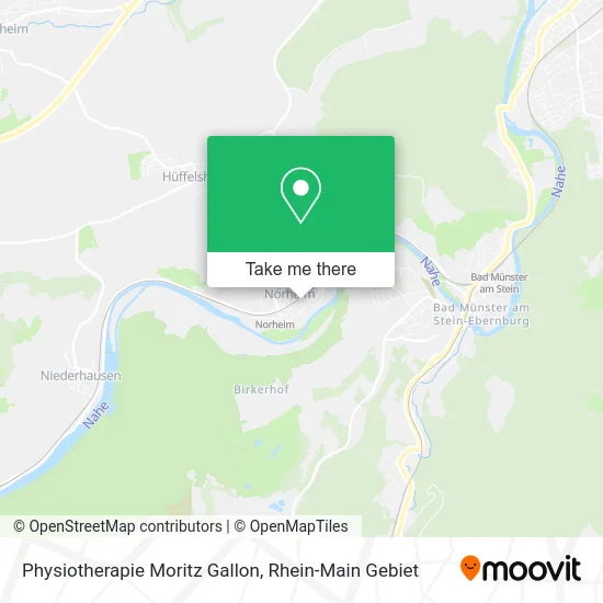 Карта Physiotherapie Moritz Gallon