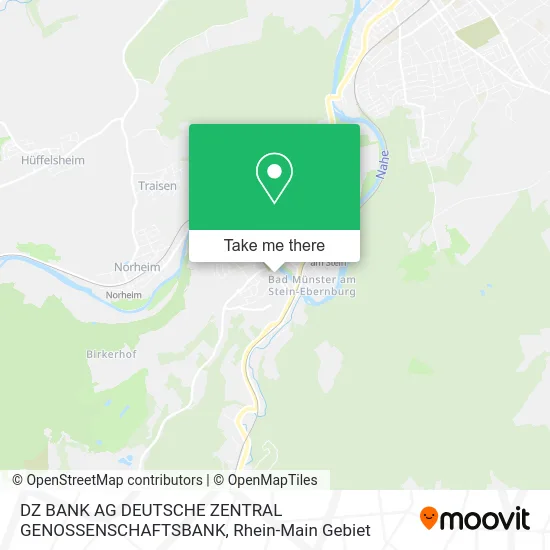 Карта DZ BANK AG DEUTSCHE ZENTRAL GENOSSENSCHAFTSBANK
