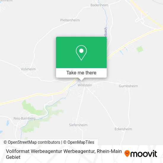 Карта Vollformat Werbeagentur Werbeagentur