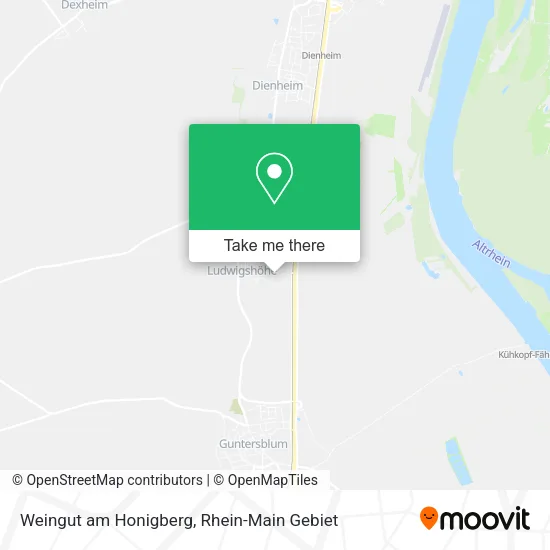 Карта Weingut am Honigberg