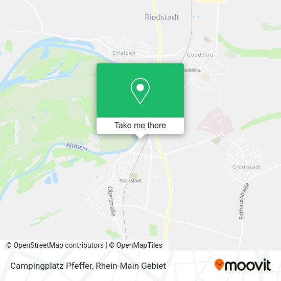 Карта Campingplatz Pfeffer