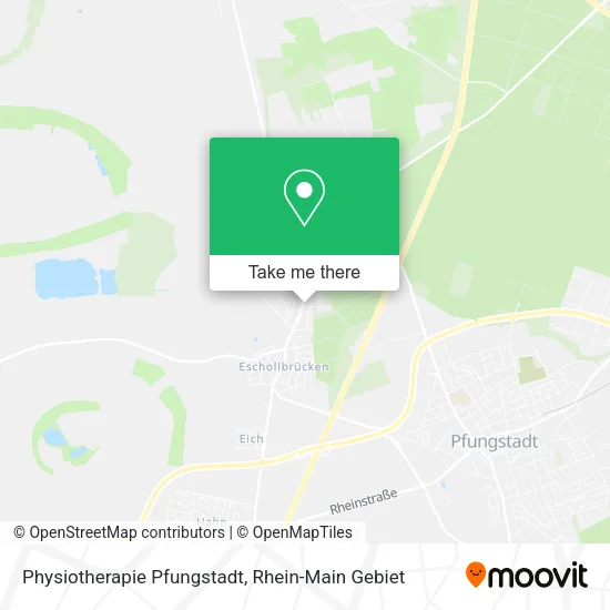 Карта Physiotherapie Pfungstadt