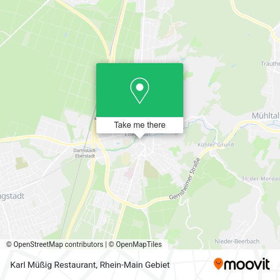 Карта Karl Müßig Restaurant
