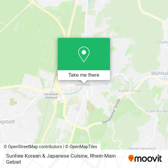 Карта Sunhee Korean & Japanese Cuisine