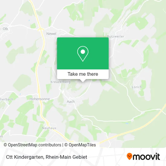 Ctt Kindergarten map