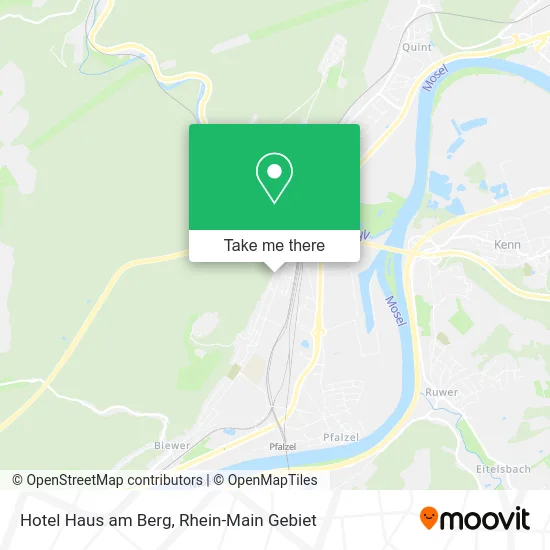 Карта Hotel Haus am Berg
