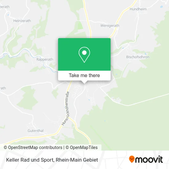 Карта Keller Rad und Sport
