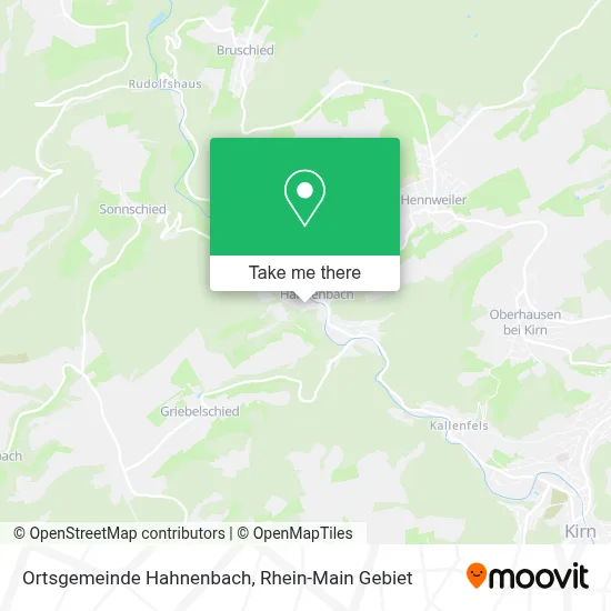 Ortsgemeinde Hahnenbach map