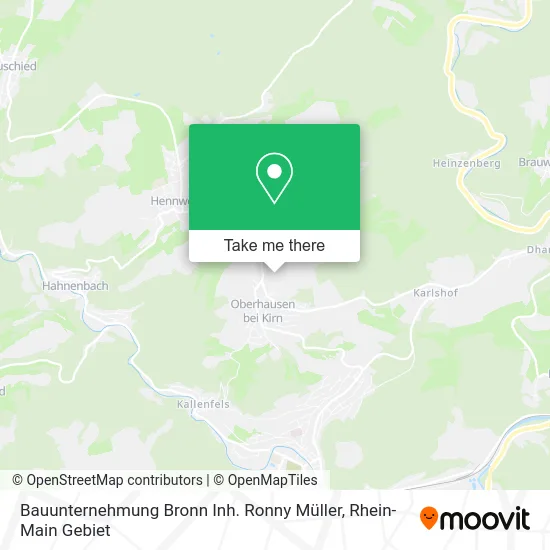 Карта Bauunternehmung Bronn Inh. Ronny Müller