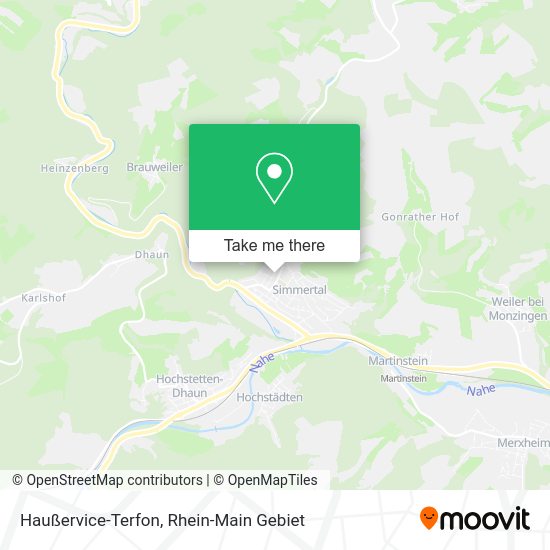 Карта Haußervice-Terfon