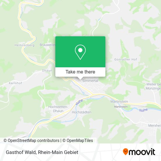 Карта Gasthof Wald
