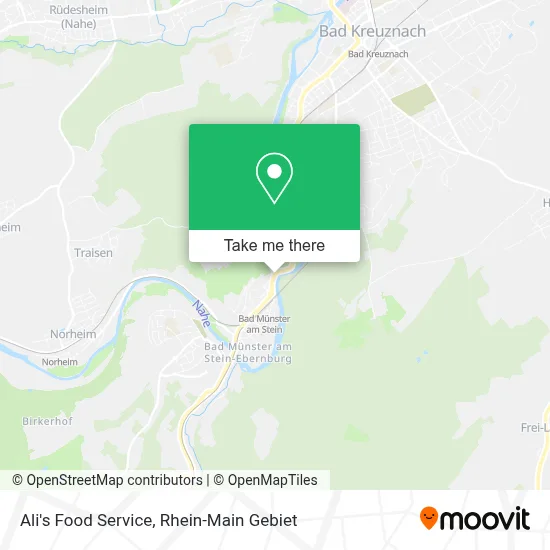 Ali's Food Service map