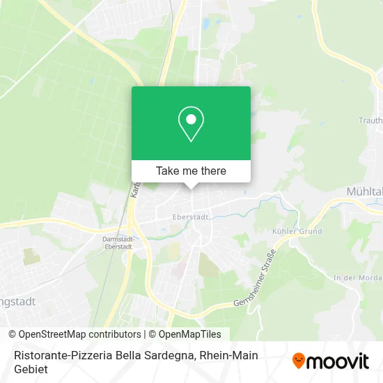 Ristorante-Pizzeria Bella Sardegna map