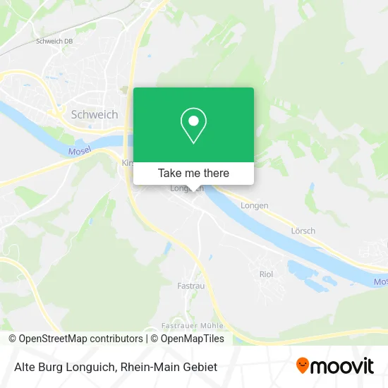 Карта Alte Burg Longuich