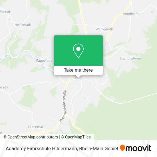 Карта Academy Fahrschule Hildermann