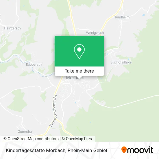 Карта Kindertagesstätte Morbach