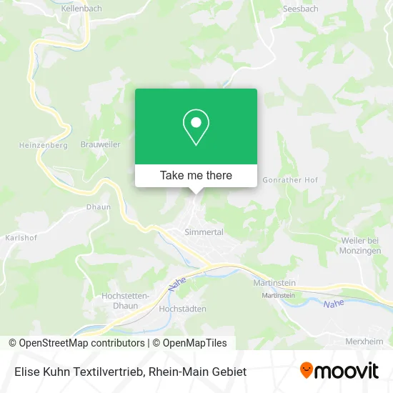 Карта Elise Kuhn Textilvertrieb