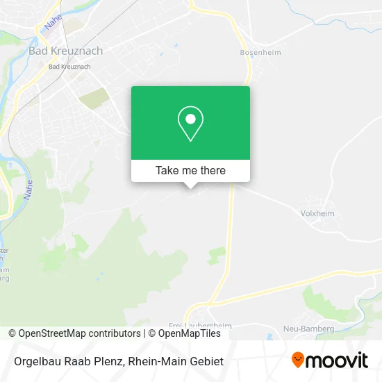 Orgelbau Raab Plenz map