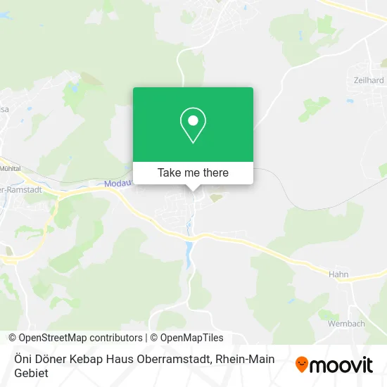 Öni Döner Kebap Haus Oberramstadt map