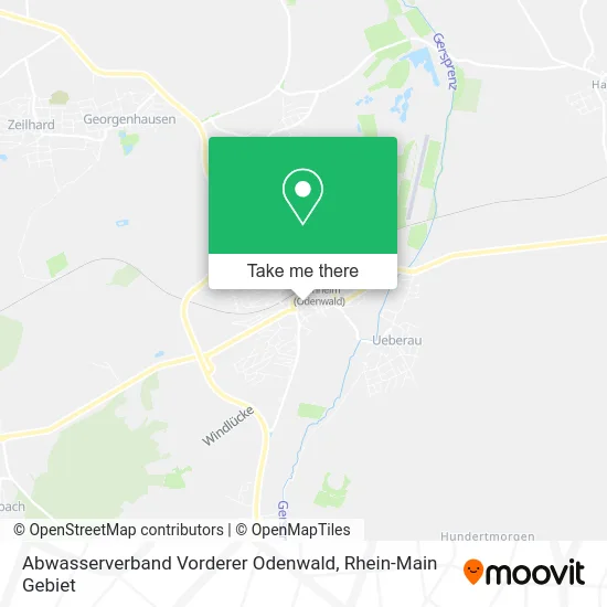 Карта Abwasserverband Vorderer Odenwald