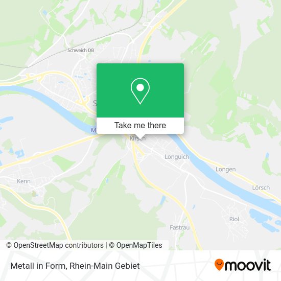 Metall in Form map