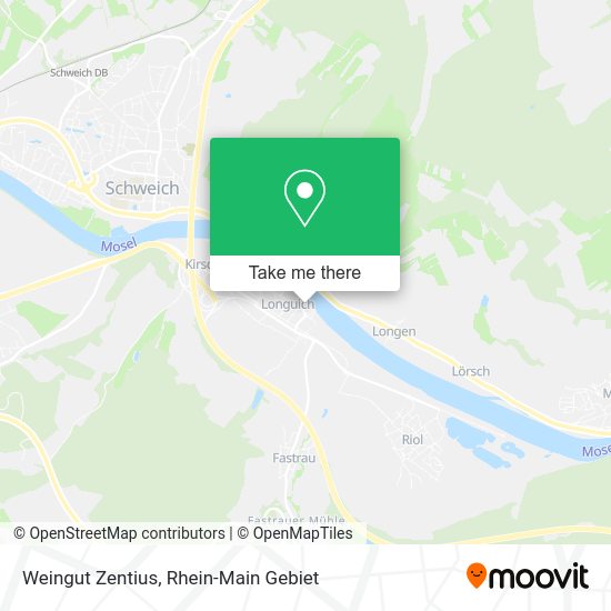 Карта Weingut Zentius