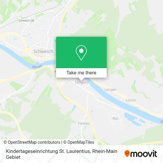 Карта Kindertageseinrichtung St. Laurentius