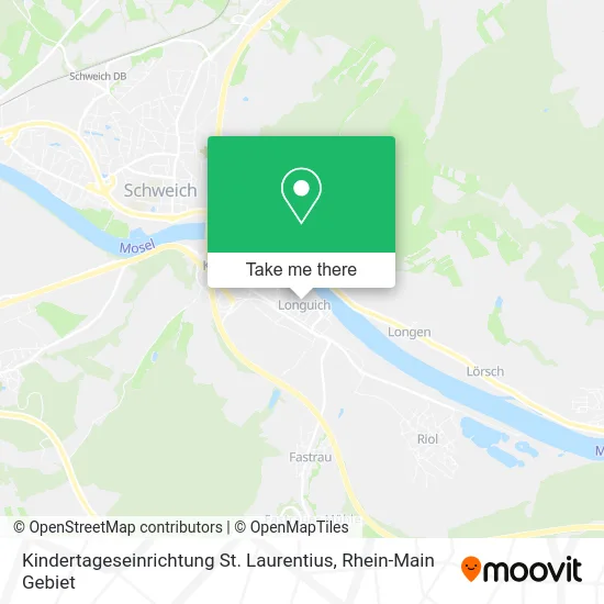 Карта Kindertageseinrichtung St. Laurentius