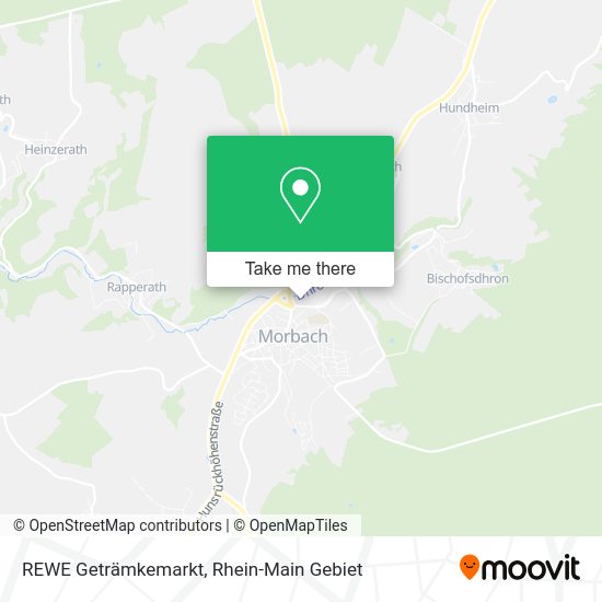 Карта REWE Geträmkemarkt