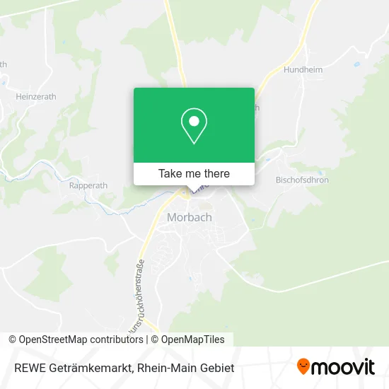 Карта REWE Geträmkemarkt