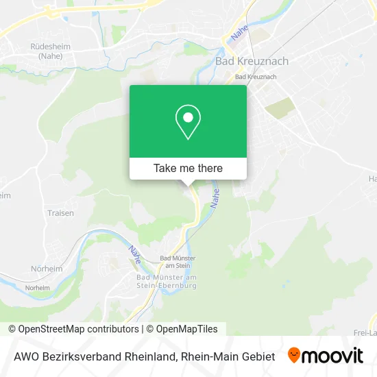 Карта AWO Bezirksverband Rheinland