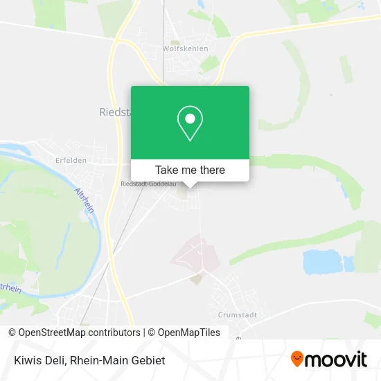Карта Kiwis Deli