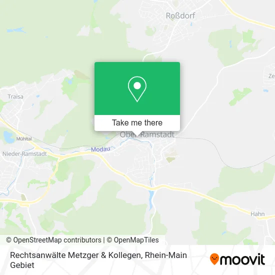 Карта Rechtsanwälte Metzger & Kollegen