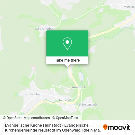 Evangelische Kirche Hainstadt - Evangelische Kirchengemeinde Neustadt im Odenwald map
