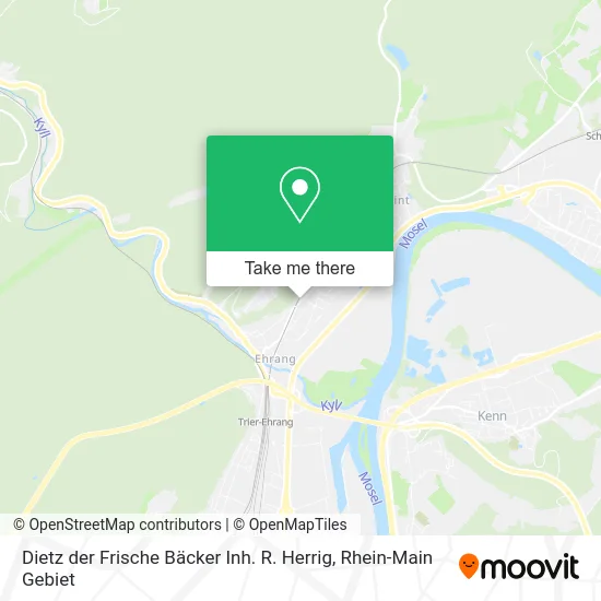 Карта Dietz der Frische Bäcker Inh. R. Herrig
