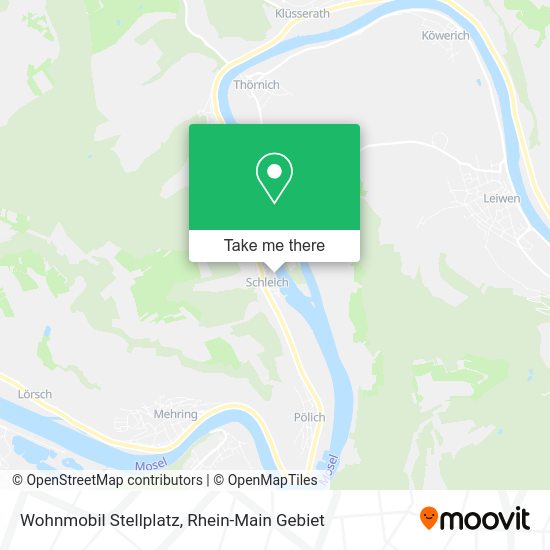 Карта Wohnmobil Stellplatz