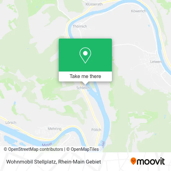 Карта Wohnmobil Stellplatz