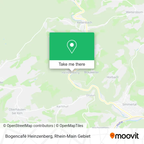 Карта Bogencafé Heinzenberg