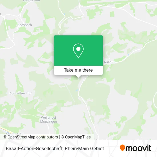 Basalt-Actien-Gesellschaft map