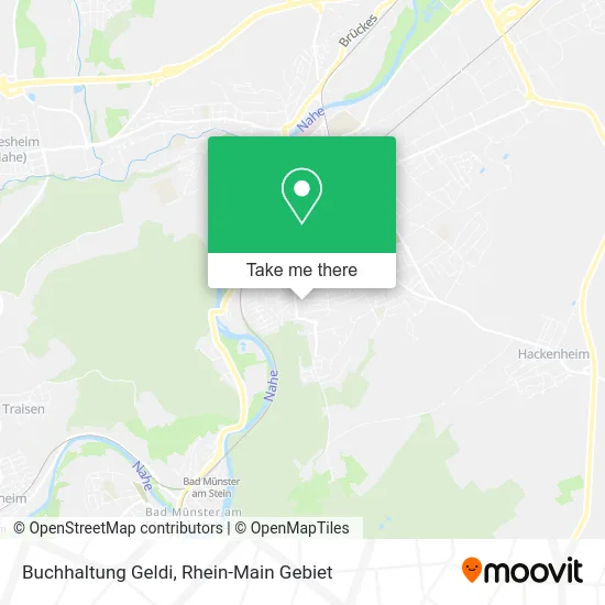 Карта Buchhaltung Geldi