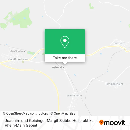 Карта Joachim und Geisinger Margit Skibbe Heilpraktiker