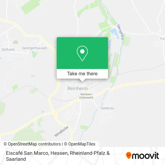 Карта Eiscafé San Marco