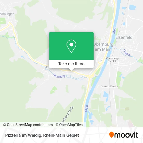 Карта Pizzeria im Weidig