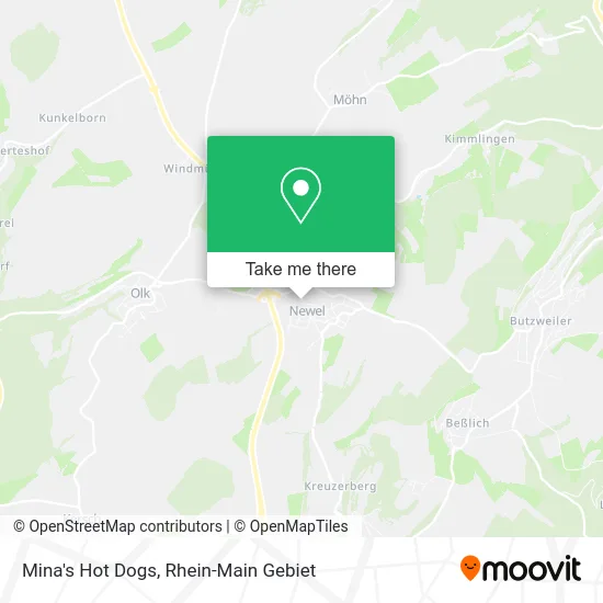 Карта Mina's Hot Dogs