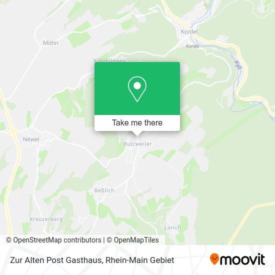 Карта Zur Alten Post Gasthaus
