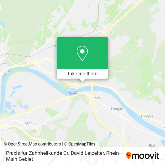 Карта Praxis für Zahnheilkunde Dr. David Letzelter