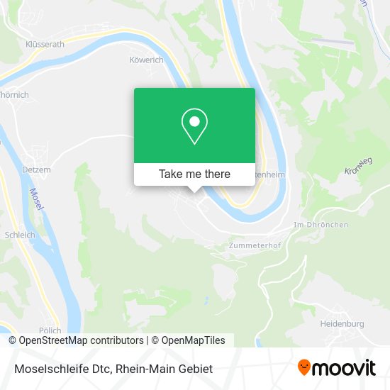 Карта Moselschleife Dtc