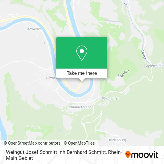 Карта Weingut Josef Schmitt Inh.Bernhard Schmitt