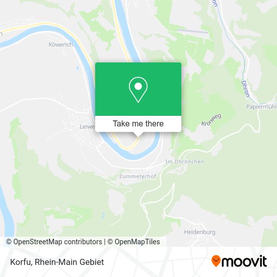 Карта Korfu